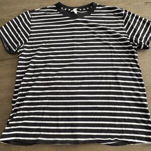 Black and White Striped Women’s Shirt